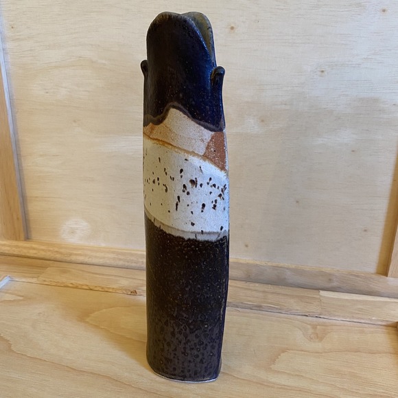 Vintage Robert Parrott Mid-Century Modern Signed Studio Art Pottery Ceramic Vase - Picture 2 of 11